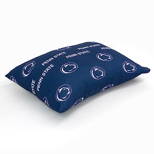 College Covers Everything Penn State Nittany Lions Comfortable Pillowcase Pair Standard Size 20" x 30" Includes 2 Pillow