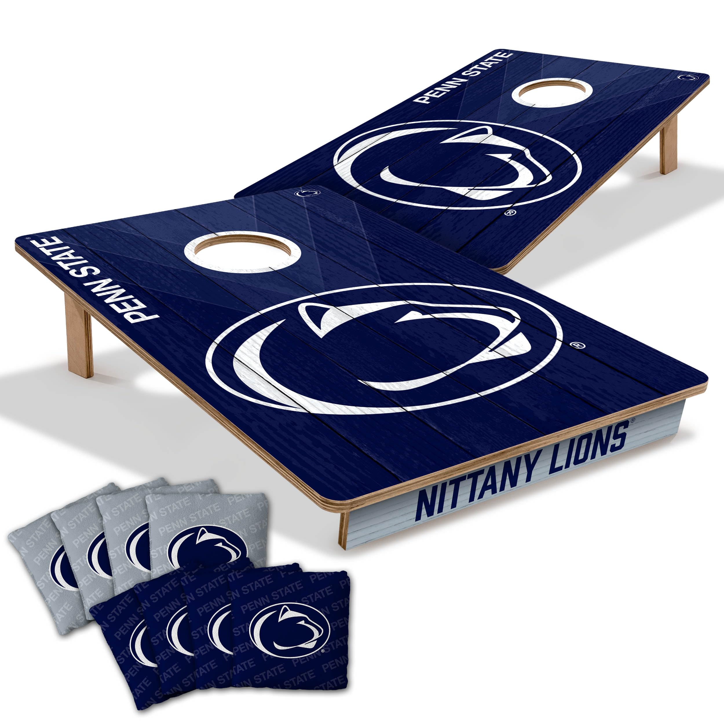 YouTheFan NCAA Wood Cornhole Game for Outdoor Use with Logo Embroidered Beanbags
| YouTheFan NCAA 2' x 3' Wood Cornhole