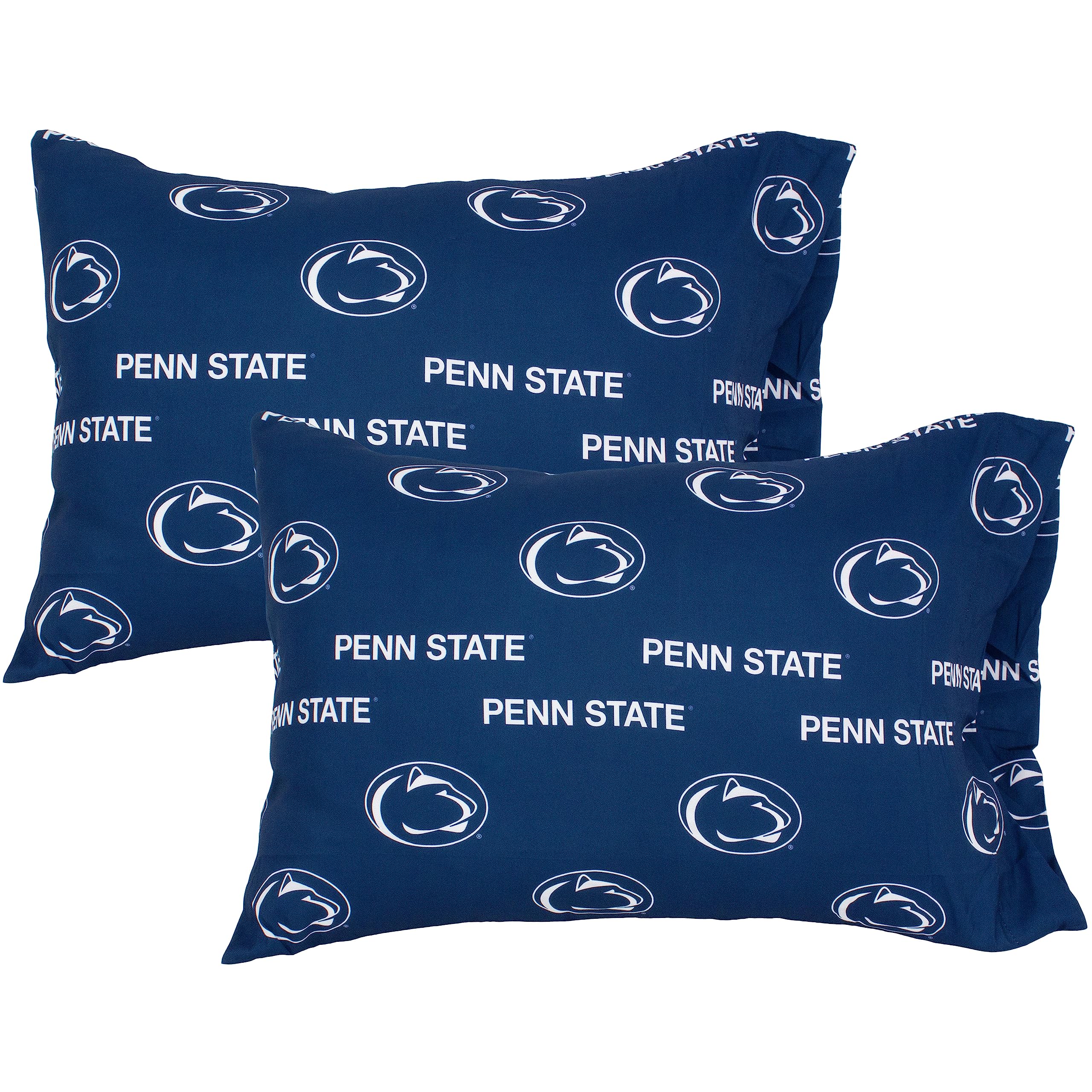 College Covers Everything Penn State Nittany Lions Comfortable Pillowcase Pair Standard Size 20" x 30" Includes 2 Pillow